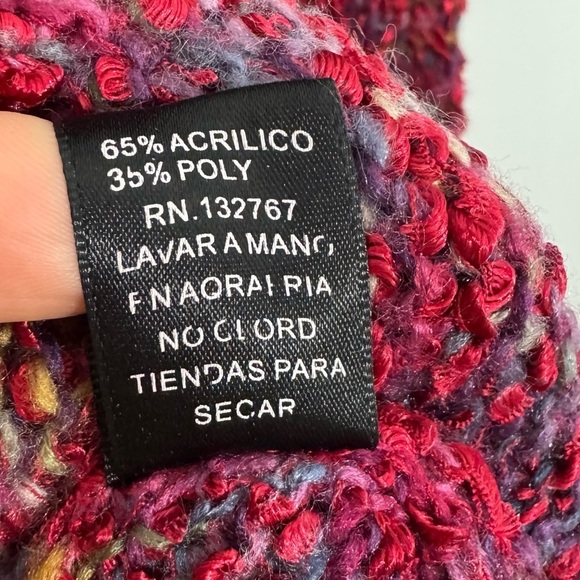 Chic Ruffled Knit Sweater in Multicolor - Picture 15 of 15